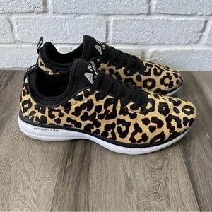 APL TechLoom Phantom Leopard Calf Hair Sneakers Shoes Women’s Size 9